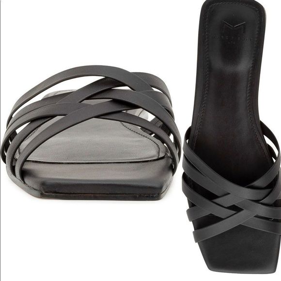 Marc Fisher Varro Flat Slide Sandal 8.5 M - Picture 2 of 6